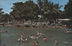 Swimming thru the caves at beautiful VENETIAN POOL Postcard