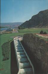 Fish Ladder - Rocky Reach Dam Postcard