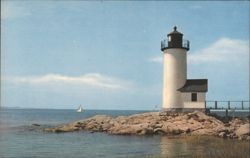 Annisquam Lighthouse, Ipswich Bay, Annisquam Postcard