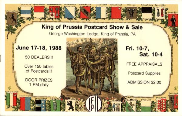 King Of Prussia Postcard Show & Sale Pennsylvania Post Card Clubs & Collecting