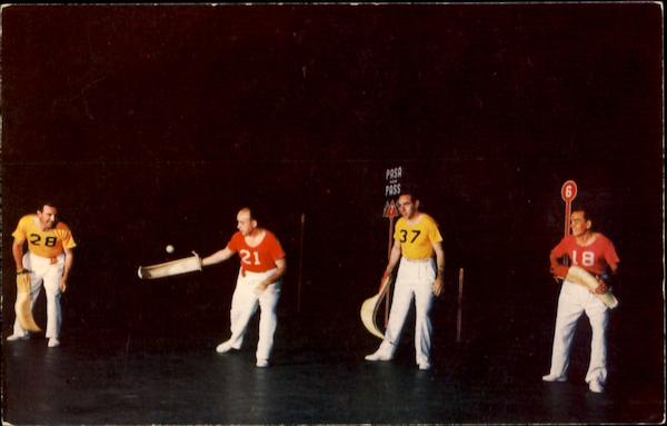 Jai Alai Players In Tijuana Mexico