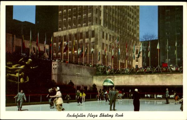 Rockefeller Plaza Skating Rink New York City