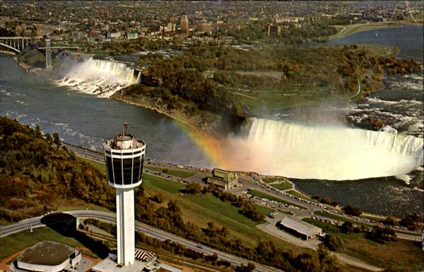 General View Of Niagara Falls ON Canada Ontario