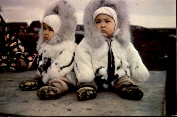 Eskimo Twins Alaska Native Americana