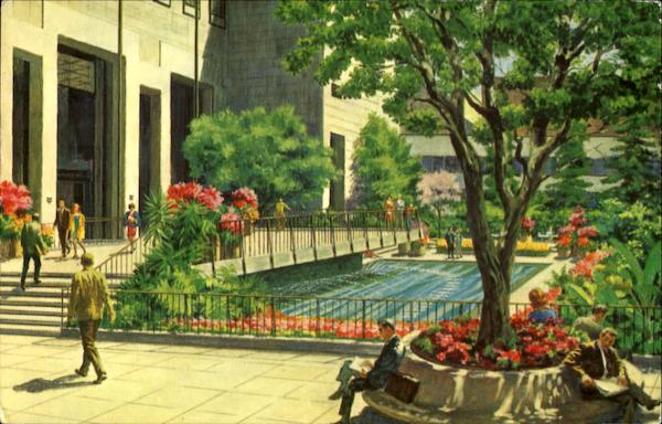 A Garden In Downtown San Francisco California