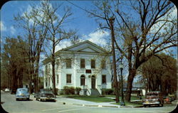 Soldiers And Sailors Memorial Library Building Postcard