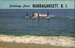 Greetings From Narragansett Postcard