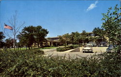 American Airlines Stewardess College, International Airport Postcard