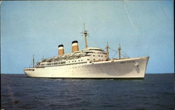 SS Constitution Postcard