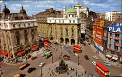 Piccadilly Circus - Coca Cola London, England Postcard Postcard