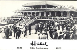 Hialeah 50 The Anniversary 1925 - 1975 Horse Racing Postcard Postcard