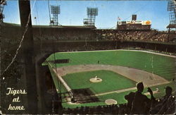 Inside Tiger Stadium Detroit, MI Postcard Postcard