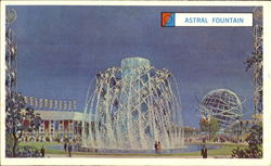 The Astral Fountain 1964 NY Worlds Fair Postcard Postcard
