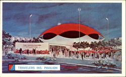 The Travelers Exhibit 1964 NY Worlds Fair Postcard Postcard