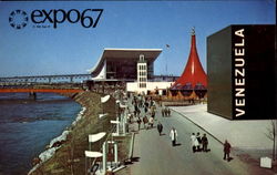 General View On Ile Notre-Dame Expo 67 - Montreal Postcard Postcard