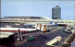 New York International Airport Postcard
