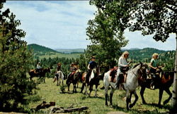 High Trails Ranch For Girls Postcard