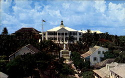 A Front View Of Government House Nassau, Bahamas Caribbean Islands Postcard Postcard
