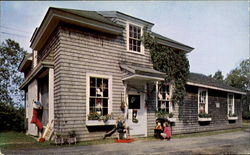 The Santa Claus Shop At Christmas Cove Postcard