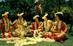 Flower Leis Hawaii Postcard Postcard