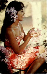 Hawaii's Poster Girl Postcard