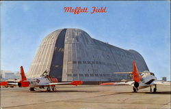 U. S. Naval Air Station, Moffett Field Mountain View, CA Postcard Postcard
