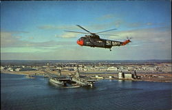 Quonset Point Naval Air Station Postcard