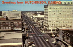 Greetings From Hutchinson Postcard