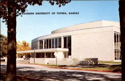 Fine Arts Center, Washburn University Topeka, KS Postcard Postcard
