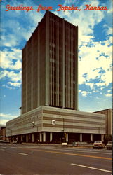 The Merchants National Bank Building, Eighth and Jackson Streets Topeka, KS Postcard Postcard