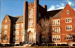 Kenyon Hall, The Way college of Emporia Kansas Postcard Postcard