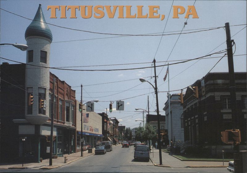 Spring Street, Titusville, PA, Birthplace of Oil Industry Pennsylvania