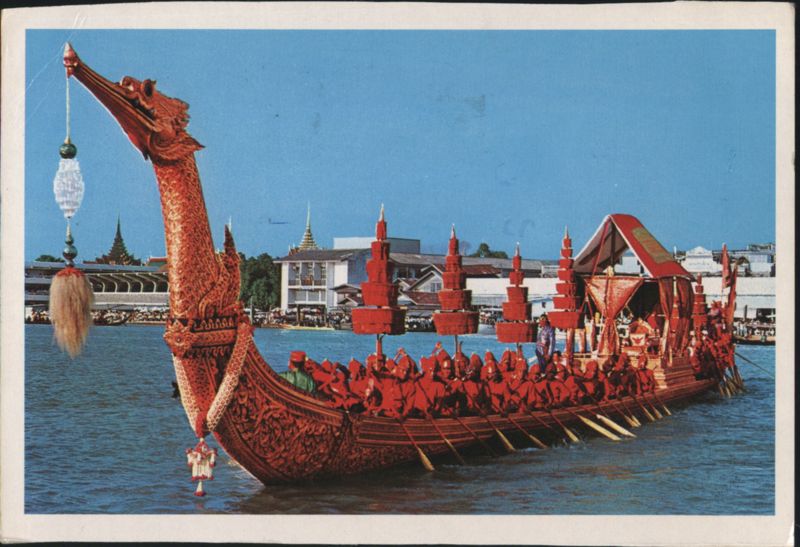 Supannahongse, Thai Royal State Barge Bangkok Thailand