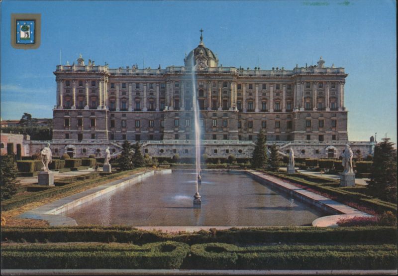Royal Palace, Madrid with Fountain and Gardens Spain