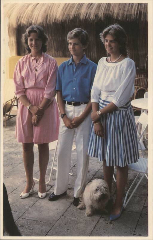 Spanish Royal Family: Infanta Elena, Infante Felipe, Infanta Cristina Spain