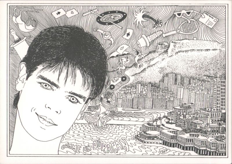 Ouragan sur Monaco, Sweet Riviera Artwork Christian Deflandre