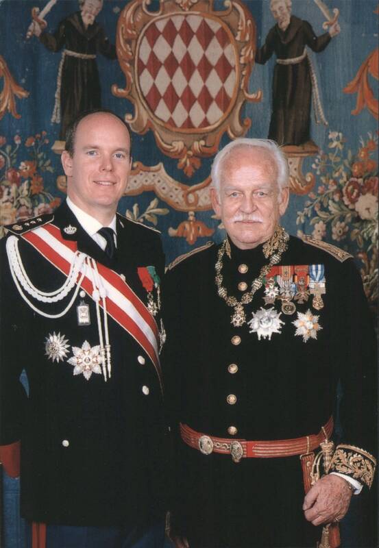 S.A.S. Prince Rainier III & S.A.S. Prince Hereditaire Albert Monaco