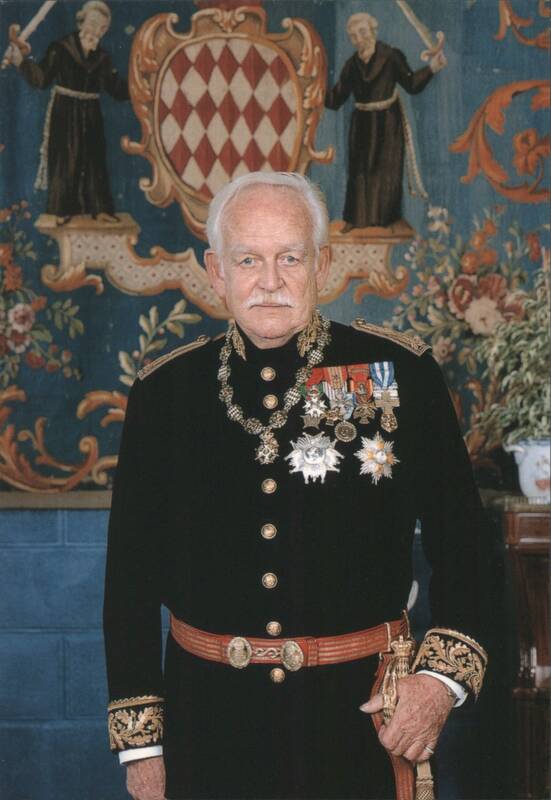 S.A.S. LE PRINCE RAINIER III in Formal Military Uniform
