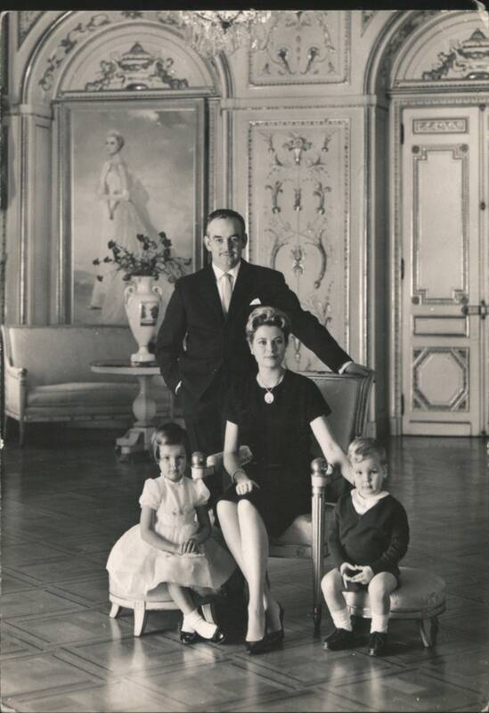 Prince Rainier III, Princess Grace, Prince Albert, Princess Caroline