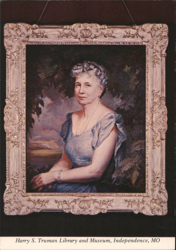 Portrait of Mrs. Harry Truman by Greta Kempton Independence Missouri