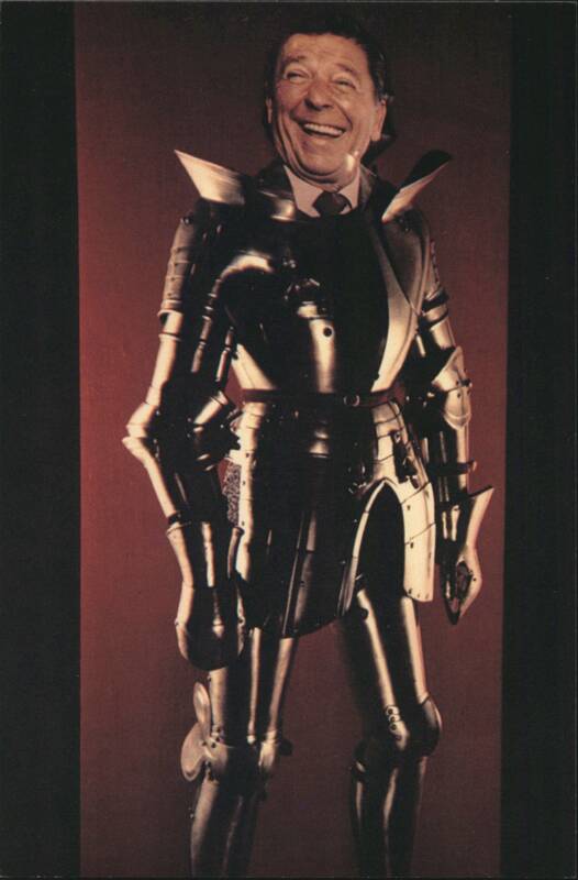 The Emperor's New Clothes - Man Laughing in Suit of Armor
