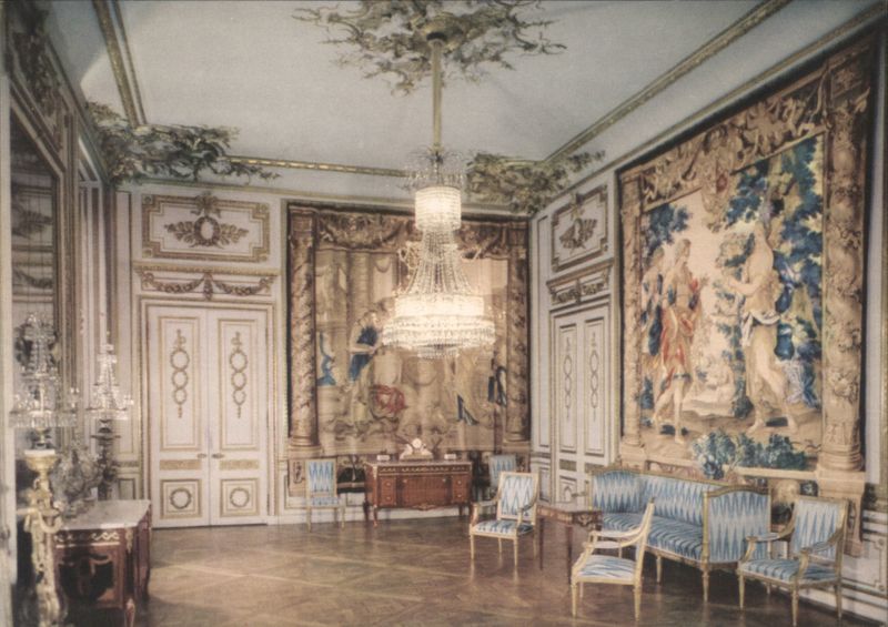 Royal Palace White Chamber, Ornate Room, Stockholm Sweden