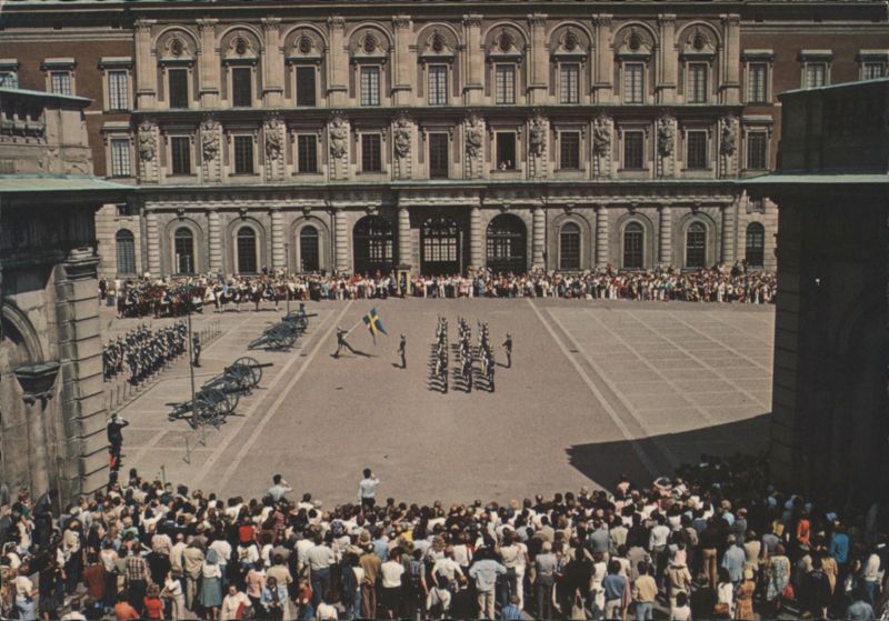 Changing The Royal Guard, Royal Palace Stockholm Sweden