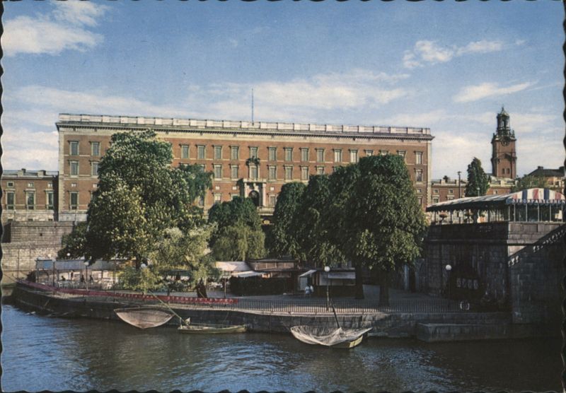 Stockholm Palace with Strömparterren Sweden