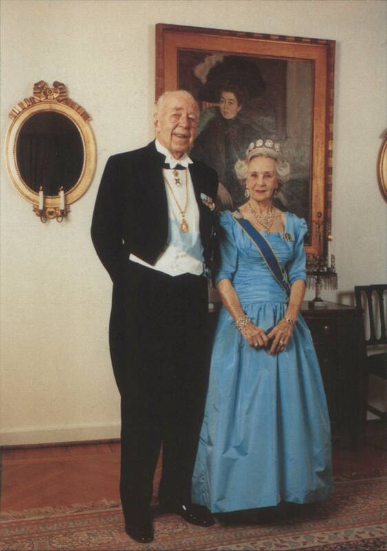 Prince Bertil and Princess Lilian, Royal Portrait Clas Göran Carlsson