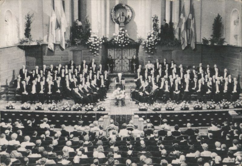Nobel Prize Ceremony, Stockholm Concert Hall, 1959 Sweden
