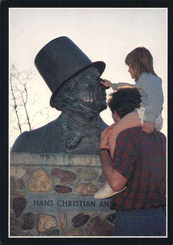 Hans Christian Andersen Bust, Solvang Park California