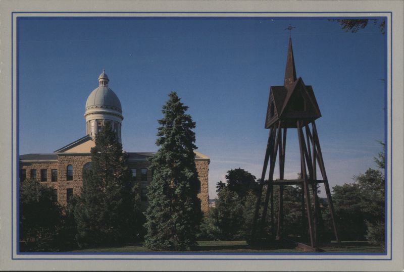 Bell Tower and Old Main, Augustana College Rock Island Illinois