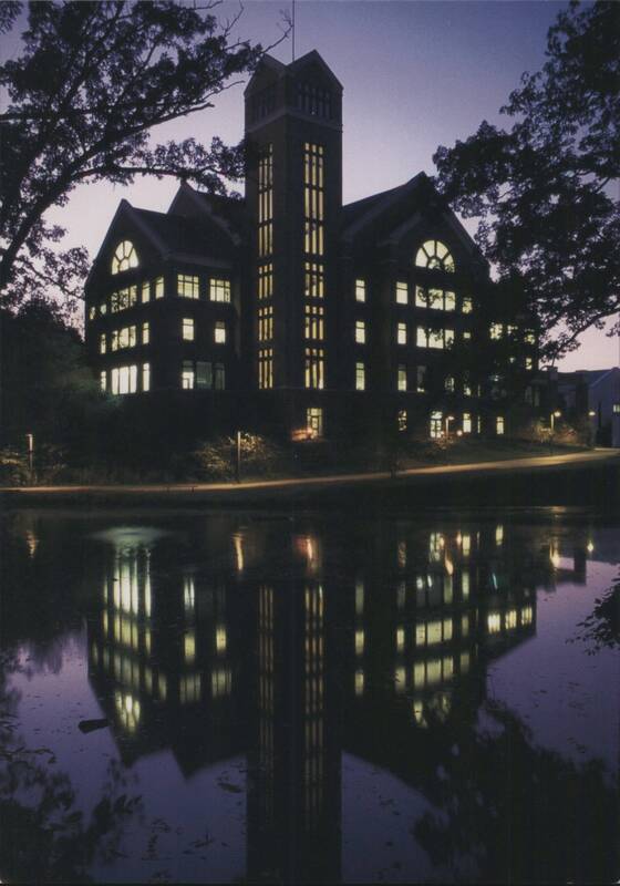 Augustana College Campus Library at Night William Taylor