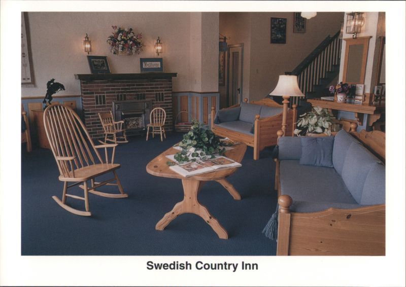 Swedish Country Inn Lobby Interior, Lindsborg, KS Kansas